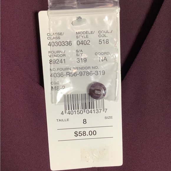 NWT Laura Petites chiffon tank top,with front buttons - Picture 6 of 10